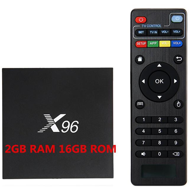 Mesuvida X96 2GB 16GB TV Box Amlogic S905X Quad Core Android 6.0 Marshmallow TV Box WIFI HD 2.0 4K*2K 1080P Many Moives TV Box