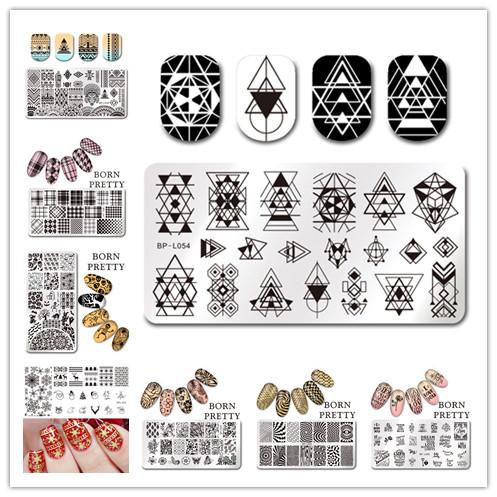 1 Pc Nail Art  Template 17 Patterns