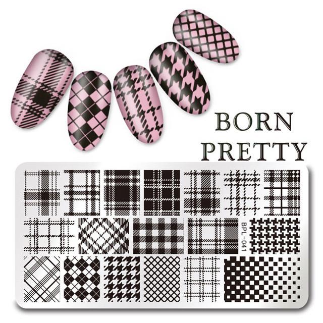 1 Pc Nail Art  Template 17 Patterns