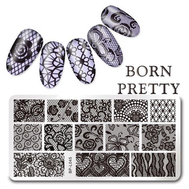 1 Pc Nail Art  Template 17 Patterns