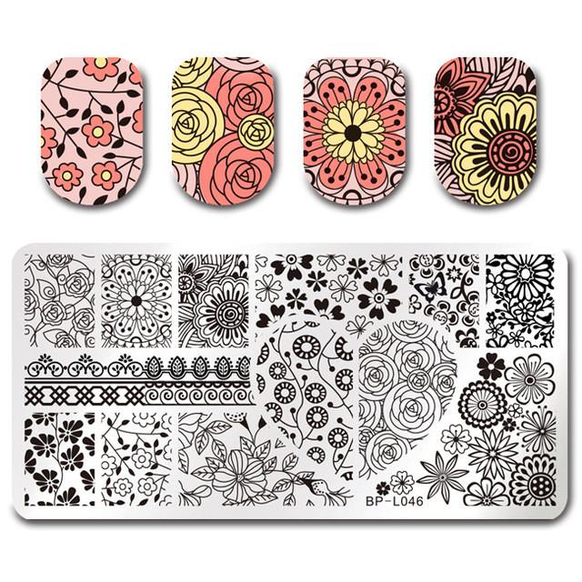 1 Pc Nail Art  Template 17 Patterns