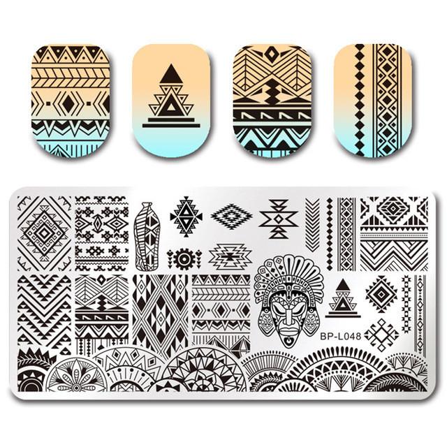 1 Pc Nail Art  Template 17 Patterns