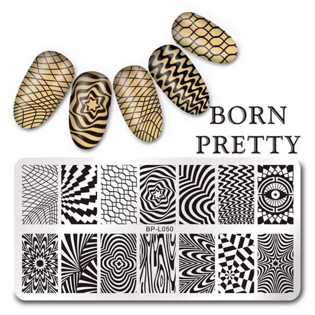 1 Pc Nail Art  Template 17 Patterns
