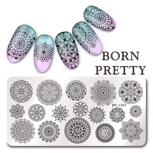 1 Pc Nail Art  Template 17 Patterns