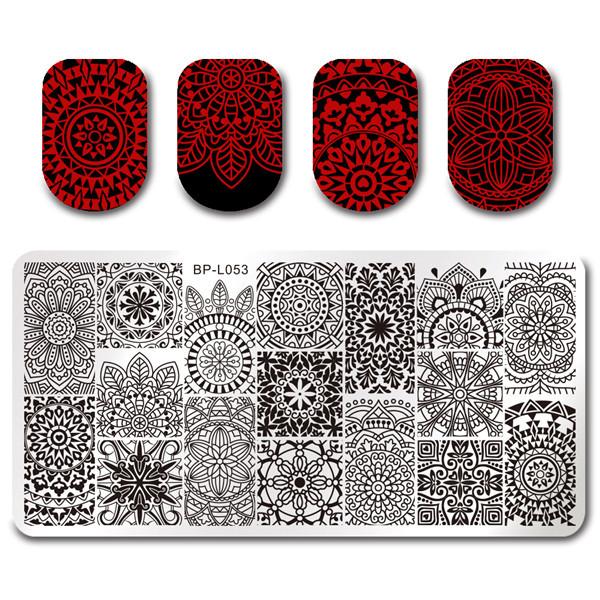 1 Pc Nail Art  Template 17 Patterns