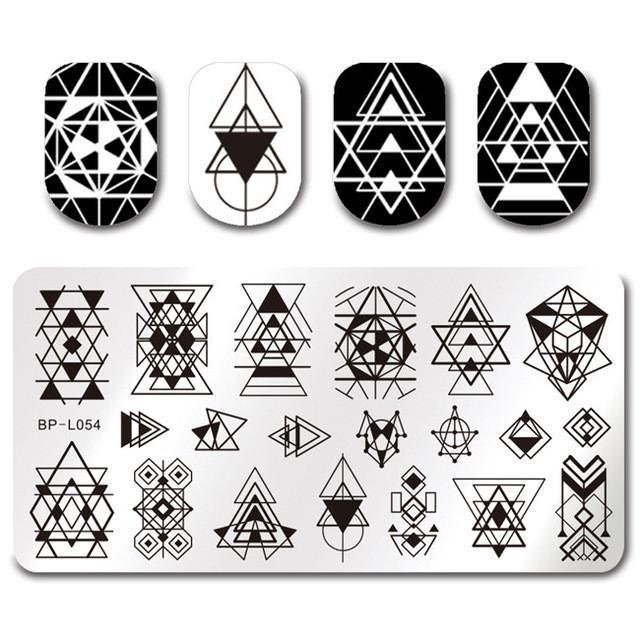 1 Pc Nail Art  Template 17 Patterns