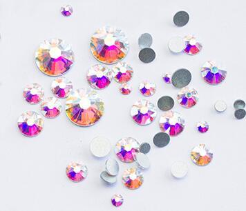 1000PCS/Pack Crystal Clear  Rhinestones