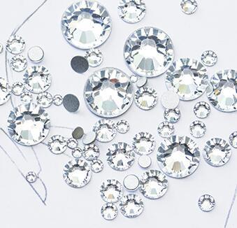 1000PCS/Pack Crystal Clear  Rhinestones