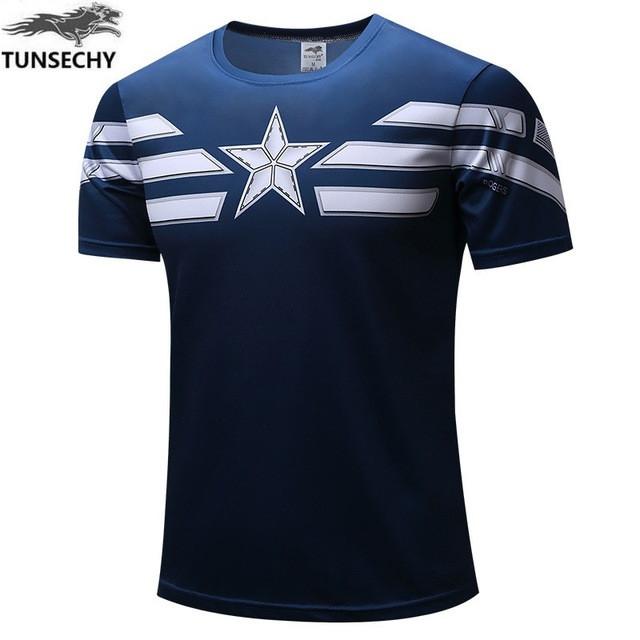 2016 t-shirt Superman/Batman/spider man/captain America /Hulk/Iron Man