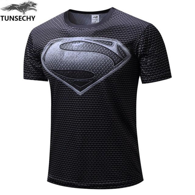 2016 t-shirt Superman/Batman/spider man/captain America /Hulk/Iron Man