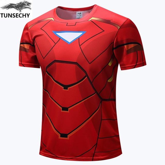 2016 t-shirt Superman/Batman/spider man/captain America /Hulk/Iron Man