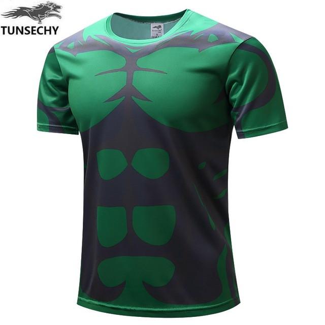 2016 t-shirt Superman/Batman/spider man/captain America /Hulk/Iron Man