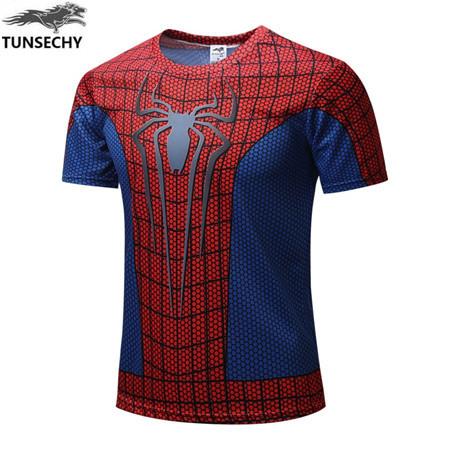 2016 t-shirt Superman/Batman/spider man/captain America /Hulk/Iron Man