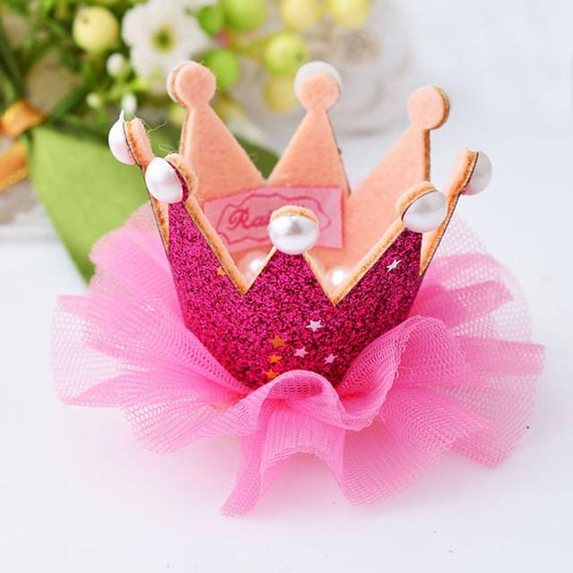 Cute Girls Crown Princess Hair Clip L