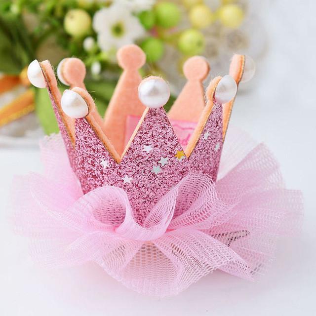 Cute Girls Crown Princess Hair Clip L