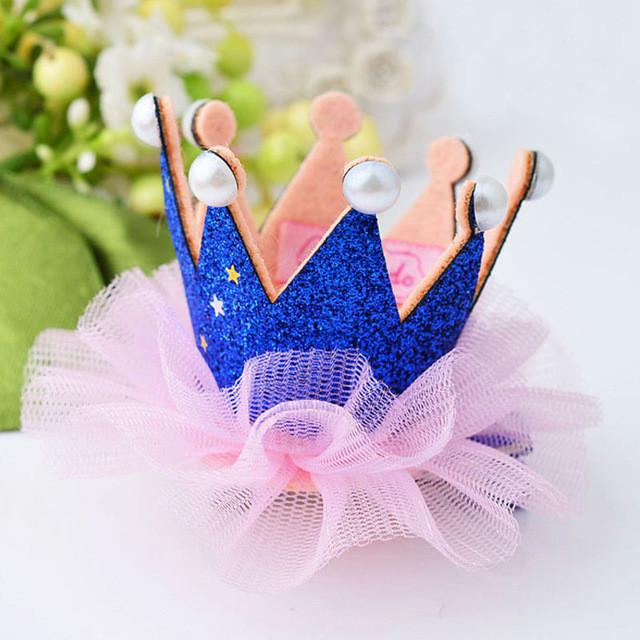 Cute Girls Crown Princess Hair Clip L