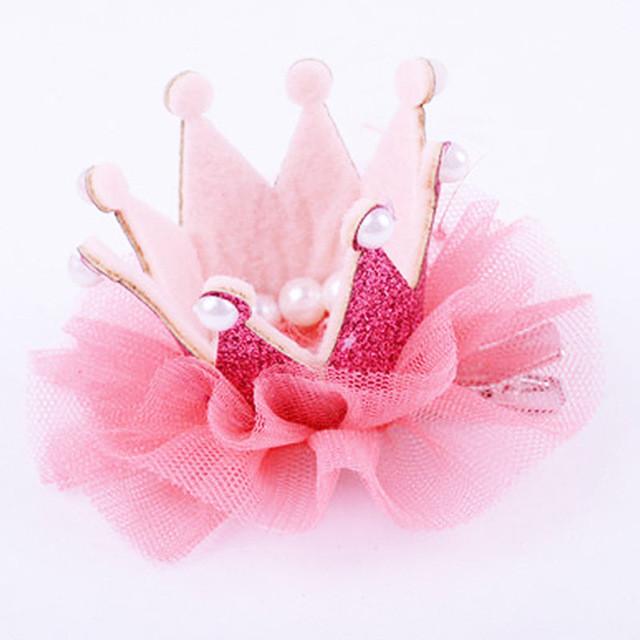 Cute Girls Crown Princess Hair Clip L