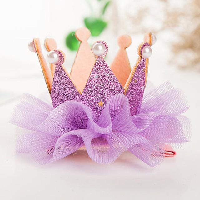 Cute Girls Crown Princess Hair Clip L