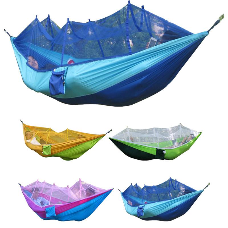 Parachute Fabric Hammock With Mosquito Net