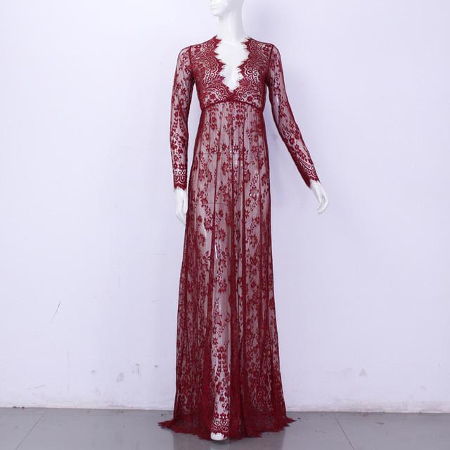 Floor Length Summer Lace Dress