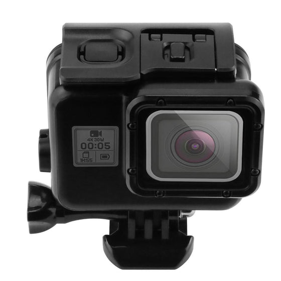 2 Doors Underwater 60M Waterproof Housing Case Touch Screen Backdoor For Gopro Hero 5 Case Black Go Pro Hero 5 Case