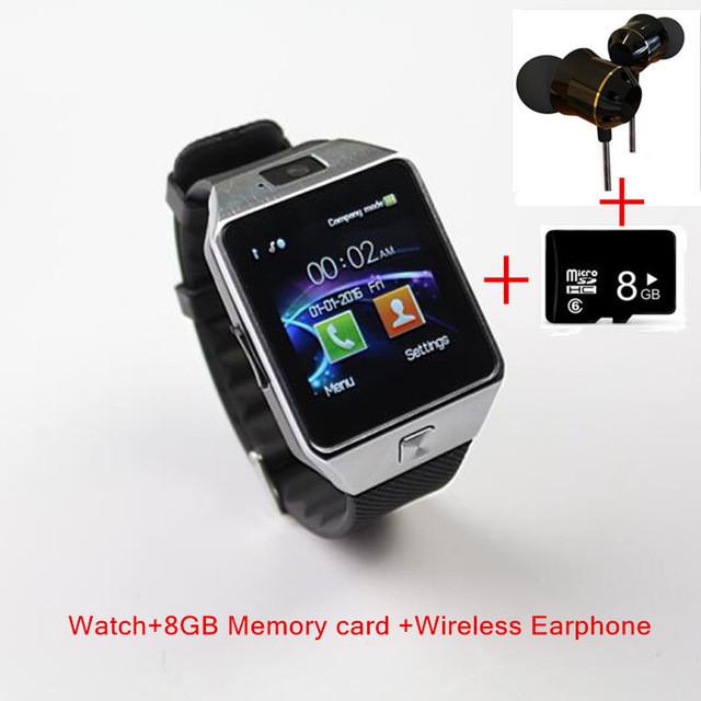 bluetooth smart watch for android phone support SMI/TF men women sport wristwatch
