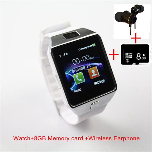 bluetooth smart watch for android phone support SMI/TF men women sport wristwatch