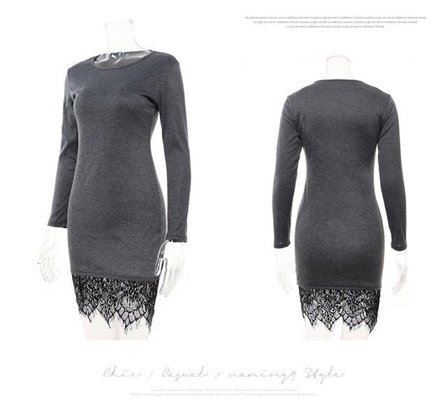 KAYWIDE Lace Patchwork Women's Dress