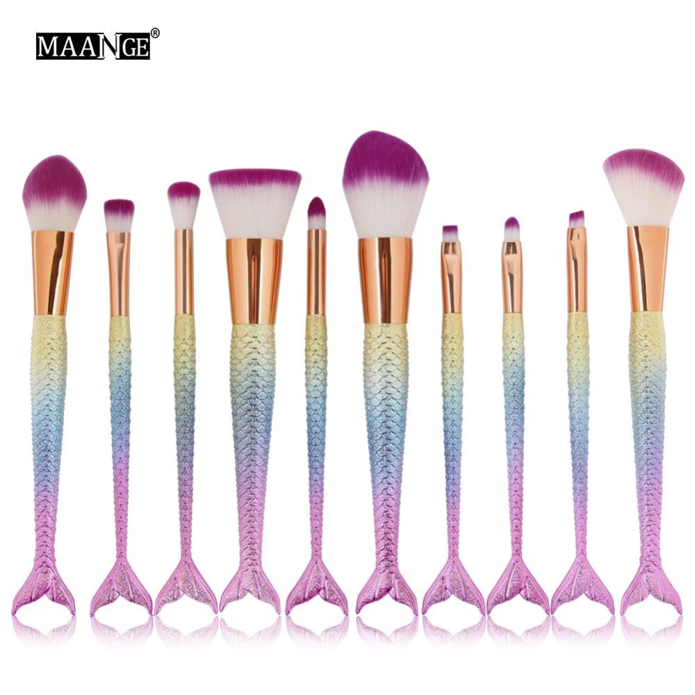 6/10PCS Pro Makeup Brushes Set