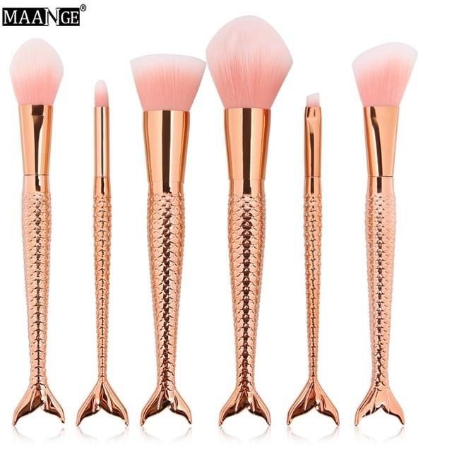 6/10PCS Pro Makeup Brushes Set