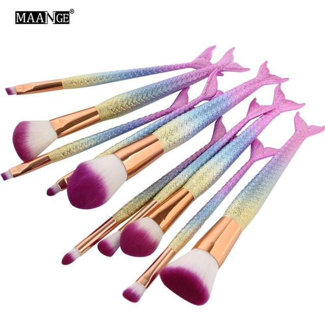 6/10PCS Pro Makeup Brushes Set