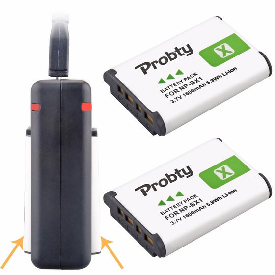 2x NP-BX1 NP BX1 Batteries AKKU + USB Dual Charger For Sony HDR-AS200v AS20 AS15 AS100V DSC-RX100 X1000V WX350 RX100 RX1 RX100ii