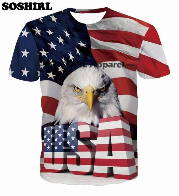Tops Cartoon Eagle Tee