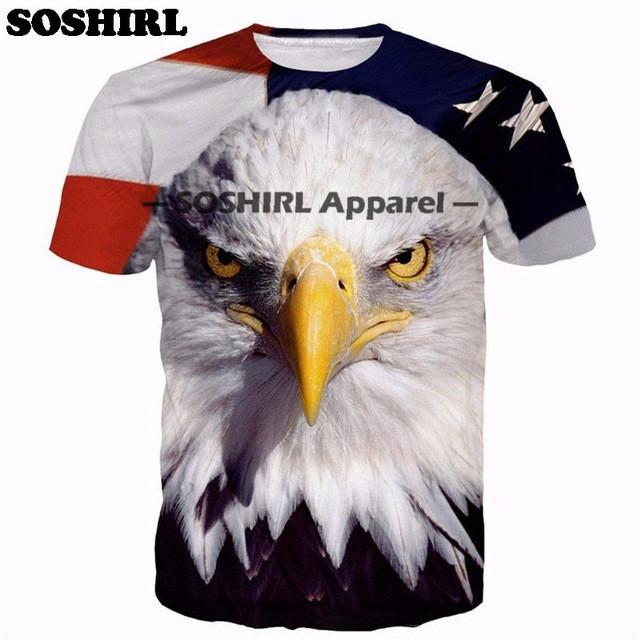 Tops Cartoon Eagle Tee