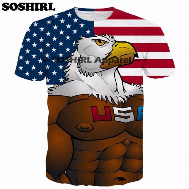 Tops Cartoon Eagle Tee