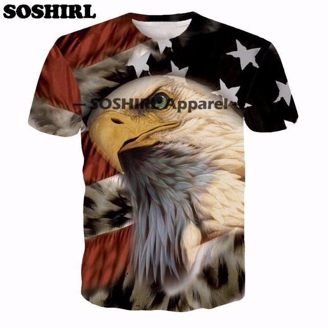 Tops Cartoon Eagle Tee