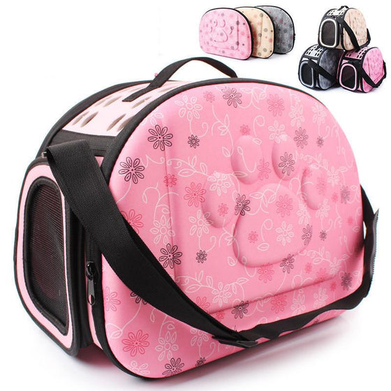 Small Dog Cat Foldable Travel  Handbag