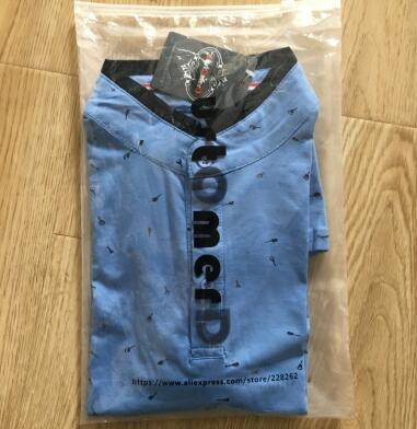 Guitar Print Stand Collar T-shirts