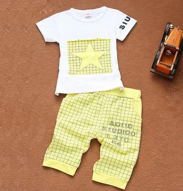 2 pcs Baby Boy Outfits