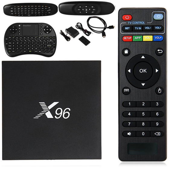 Mesuvida X96 2GB 16GB TV Box Amlogic S905X Quad Core Android 6.0 Marshmallow TV Box WIFI HD 2.0 4K*2K 1080P Many Moives TV Box