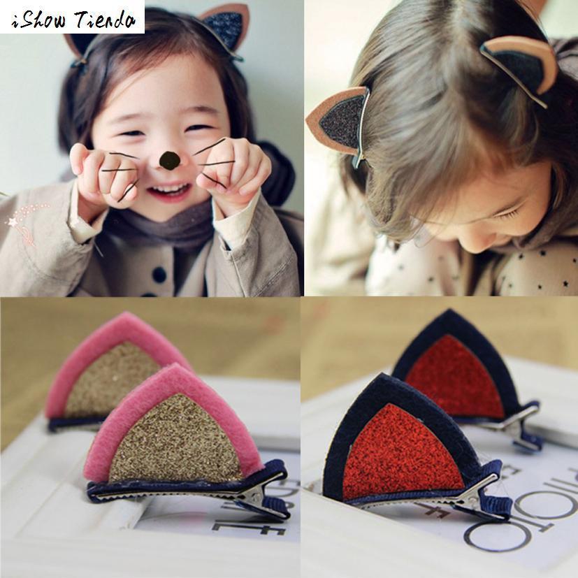 2Pcs / 1 Pair Cat Ears Hairpin
