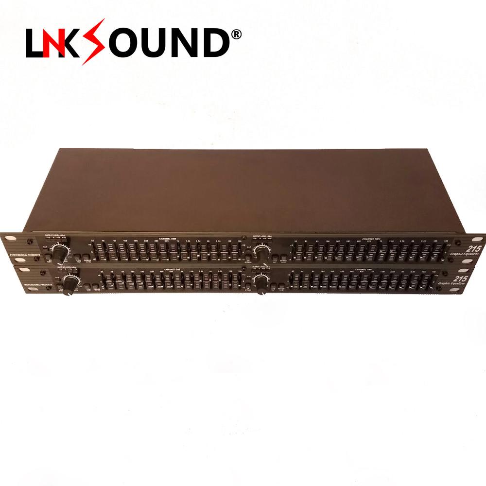 graphic equalizer audio EQ215 audio equalizer 2x15 band stereo equalizer studio equipment equalizador equaliser