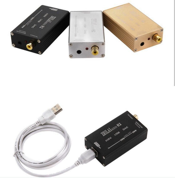 PCM2704 External Computer Sound Card Mini USB DAC Decoder USB Transfer Optical Fiber Coaxial Signal Output for Audio Equipment