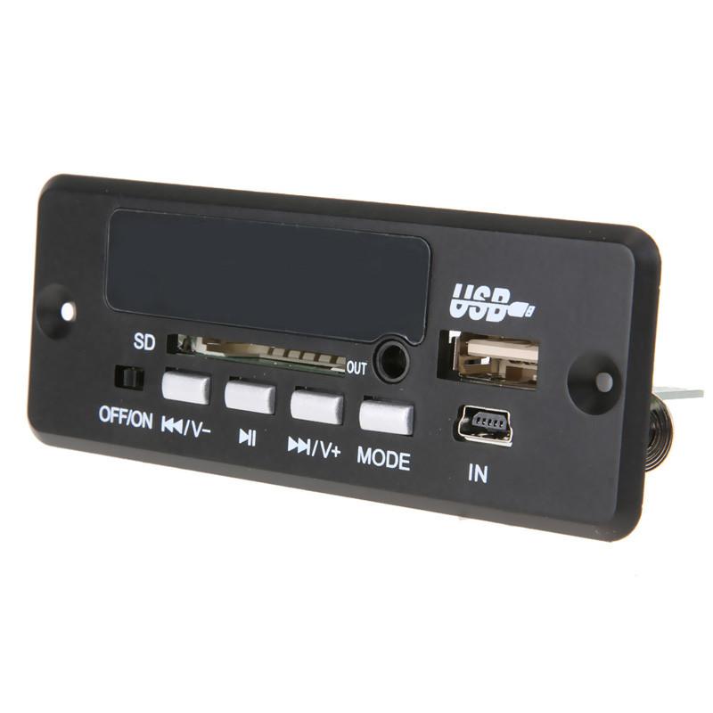 AUTO Bluetooth MP3 Home Audio Equipments Lossless decoder board Bluetooth phone FM/ Amplifier / AUX Switch With Screen  L3EF