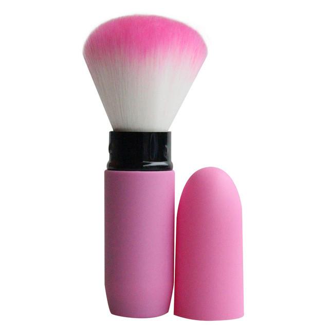 1pc Portable retractable Loose Powder Brush
