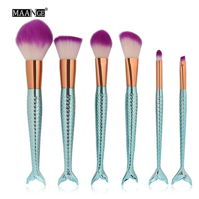 6/10PCS Pro Makeup Brushes Set