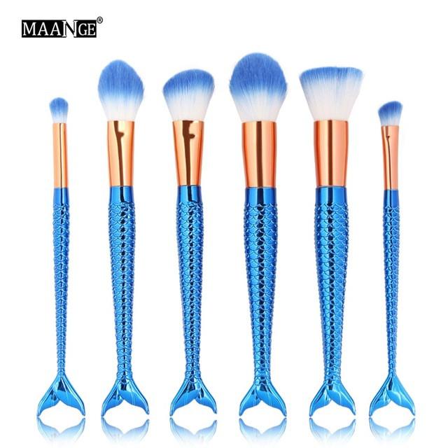 6/10PCS Pro Makeup Brushes Set