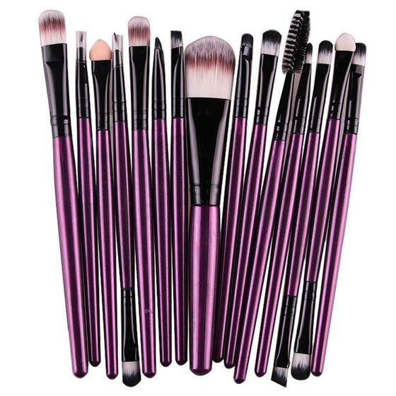 15 pcs Eye Shadow Brush Set